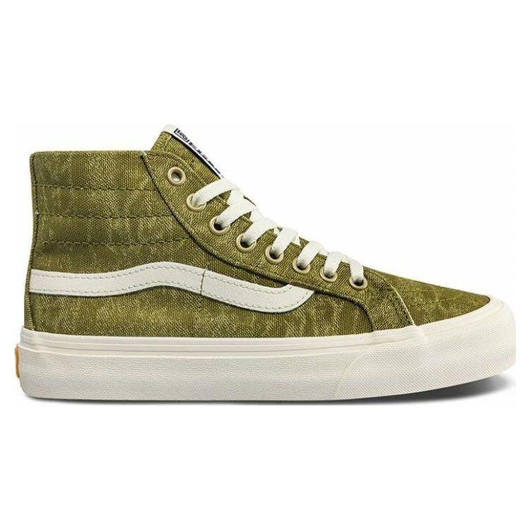 Vans Sk8 38 Vr3 Trendy Casual High-Top Skate Shoes Unisex Sneakers Green White VN0A4BX6BD4