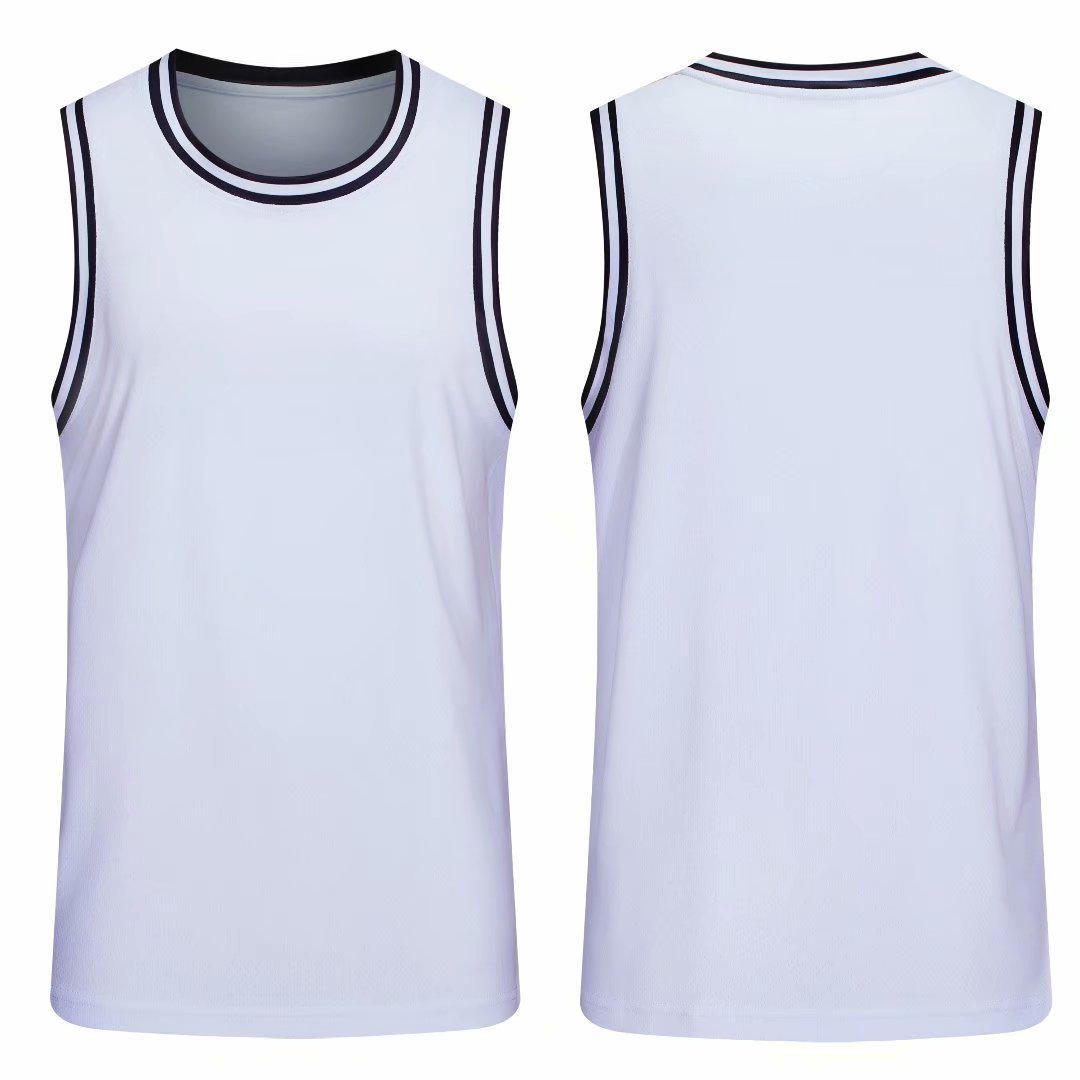 

Мужская баскетбольная безрукавка с круглым вырезом - Дышащая, влагоотводящая тренировочная командная форма с напечатанными номерами и буквами для лета. 2XL красный