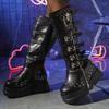 Boots Metal Buckle Thick-soled High Boots Women's Large Size Women's Boots