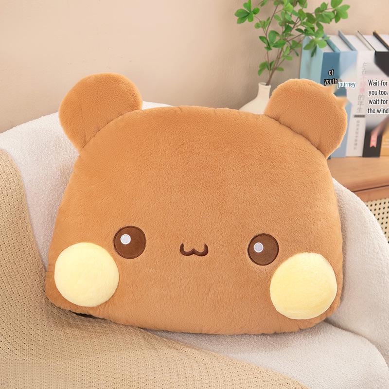 One Two Boo Boo Emoji Plush Pillow - Cute Sleeping Doll with Big Head