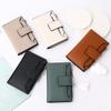 Short Multi-Functional Wallet Large Capacity Folding Zipper Bag Multi-Card Slot Leather Wallet/Coin Purse