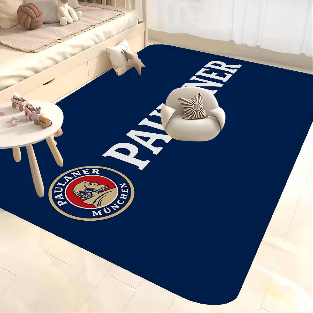 German Beer Paulaner Entrance Door Mat Nordic Style Bedroom Living Room Doormat Home Balcony Anti-Slip Modern Home Decor