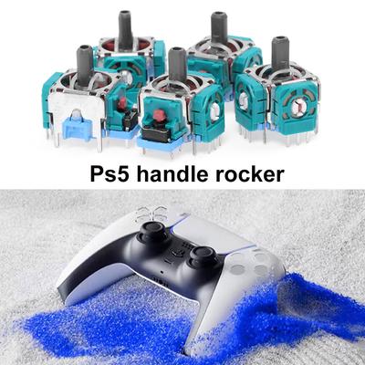 5pcs Handle Rocker Game Console Replacement Controller Handle Joystick Repair Parts for PS5 Controller