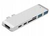 Adapter Hub Przejściówka USB-C USB Thunderbolt HDMI 4K Do Macbook Pro Air