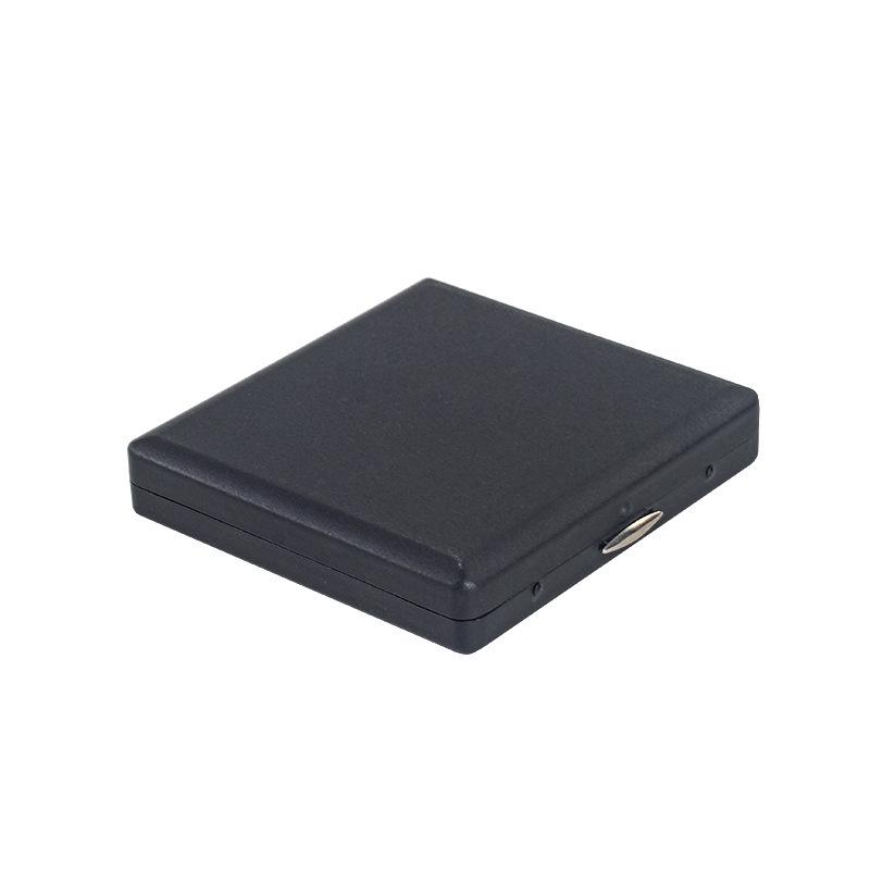 20-Piece Black Matte Metal Cigarette Case, Regular Size, Moisture-Proof & Pressure-Resistant, Minimalist Business Design for Men