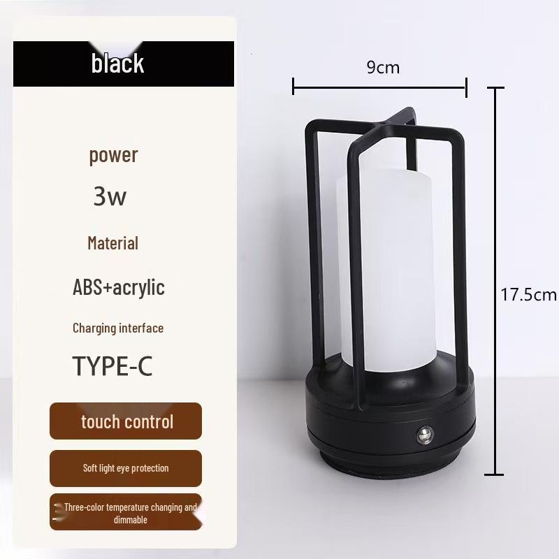 Creative Macaron Color LED Table Lamp: USB Rechargeable, Plug-in, Portable Camping & Cartoon Atmosphere Night Light