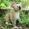 Oenux Soft Cotton Farm Animals Cow Horse Pig Hen Cat Dog Model Action Figures Wild Lizard Donkey Koala Educational Kids Toy Gift