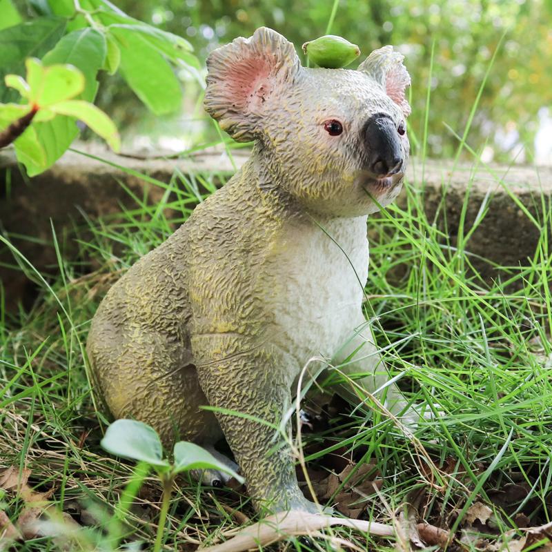 Oenux Soft Cotton Farm Animals Cow Horse Pig Hen Cat Dog Model Action Figures Wild Lizard Donkey Koala Educational Kids Toy Gift