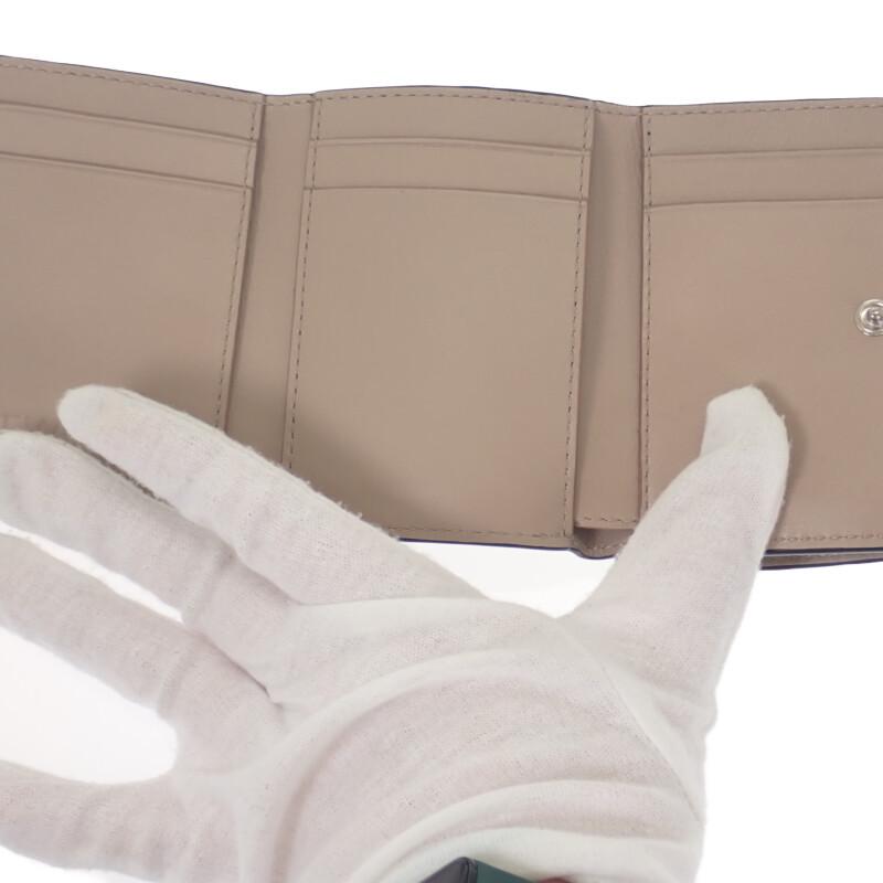 LOEWE  C821TR2X02 Tri-fold wallet sand Calfskin Women
