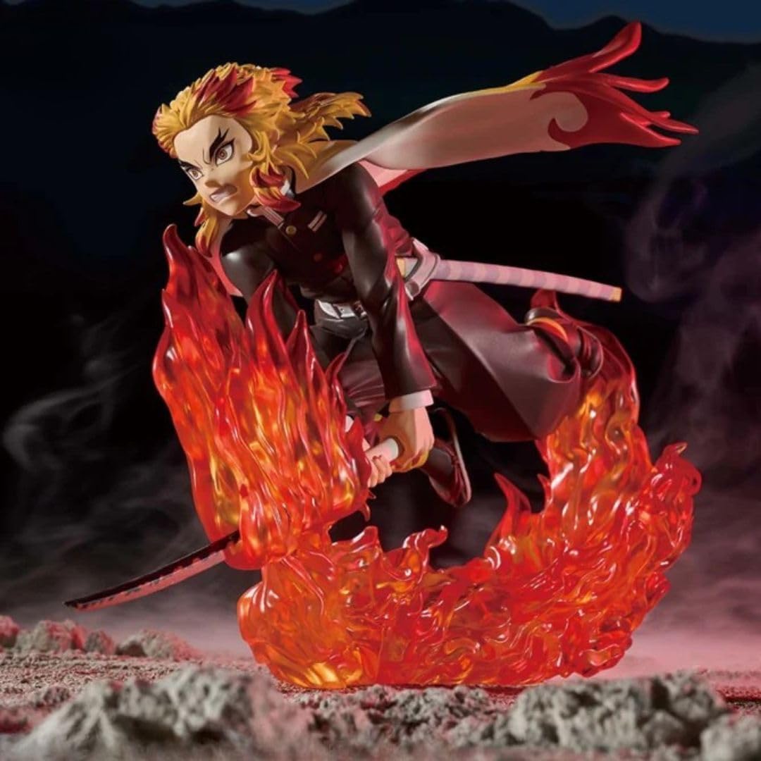

VIBRATION STARS PLUS Kyojuro Rengoku 14cm Figure, approx. (effect approx. 15cm)