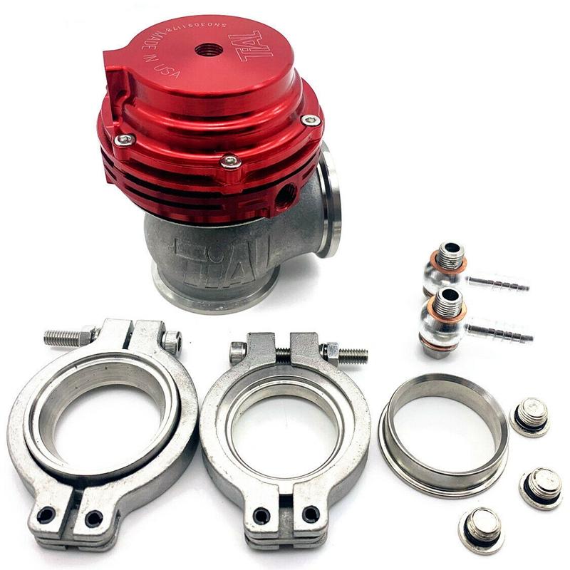 NEW WASTEGATE MVS 38mm RED With V-BAND AND FLANGES MV-S