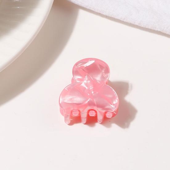 Small Hair Claw Jelly Color Hair Styling Clip Mini Size Updo Shark Hair Claw Versatile Hair Accessory