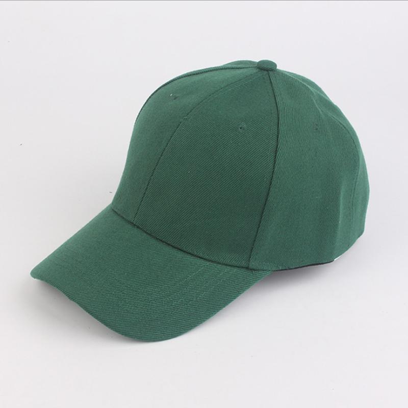 Verstellbare einfarbige Schattierung Hip Hop Unisex Baseballkappe Sonnenschutz Frühling Sommer Outdoor Herren Papa Hut Snapback