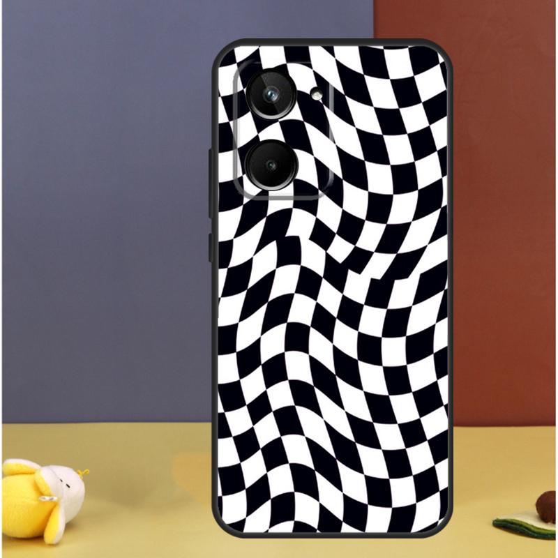 Crazy Checkered For Realme GT7 Pro GT6 C61 C67 C63 C71 C55 C51 C65 C53 C75 10 11 12 13 14 15 Pro Plus Case