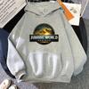 Men's Autumn Winter Hoodies Dinosaurs Garphic Printed Sweatshirt Unisex Casual Fashion O-Neck Long Sleeve Fleece Pullover