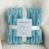 Soft and Comfortable Thickened Imitation Rabbit Down Bamboo Knot Blanket Leisure Office Nap Flannel Blanket