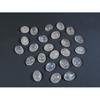 8X10MM Natural Rose Quartz Oval Cabochon Loose Gemstone 24Pcs Lot 72Cts. A-353