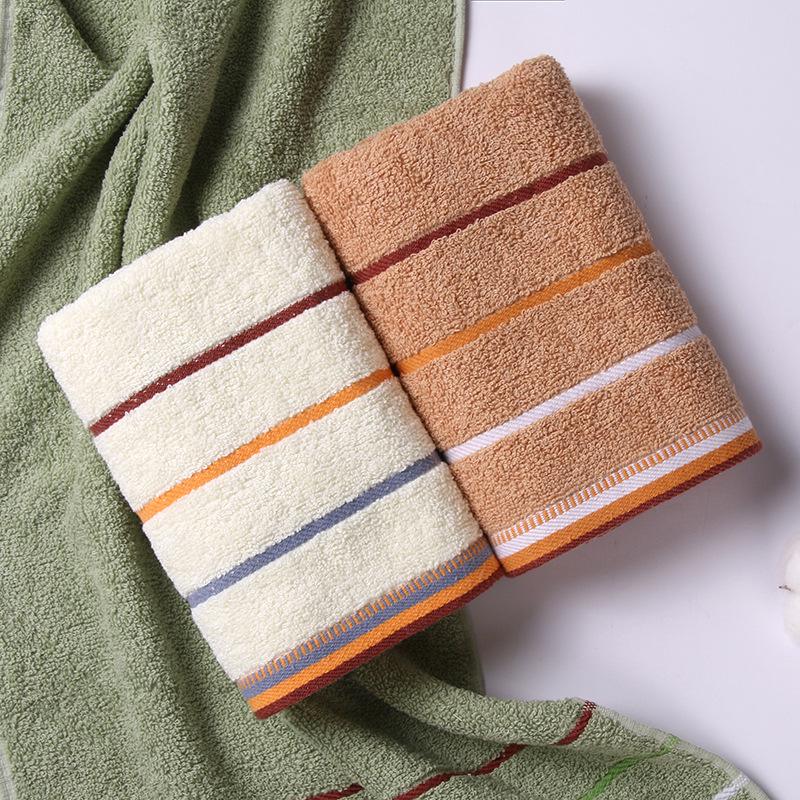 Embroidery Soft Absorbent Face Towel: Thickened Pure Cotton with Polyester Blend