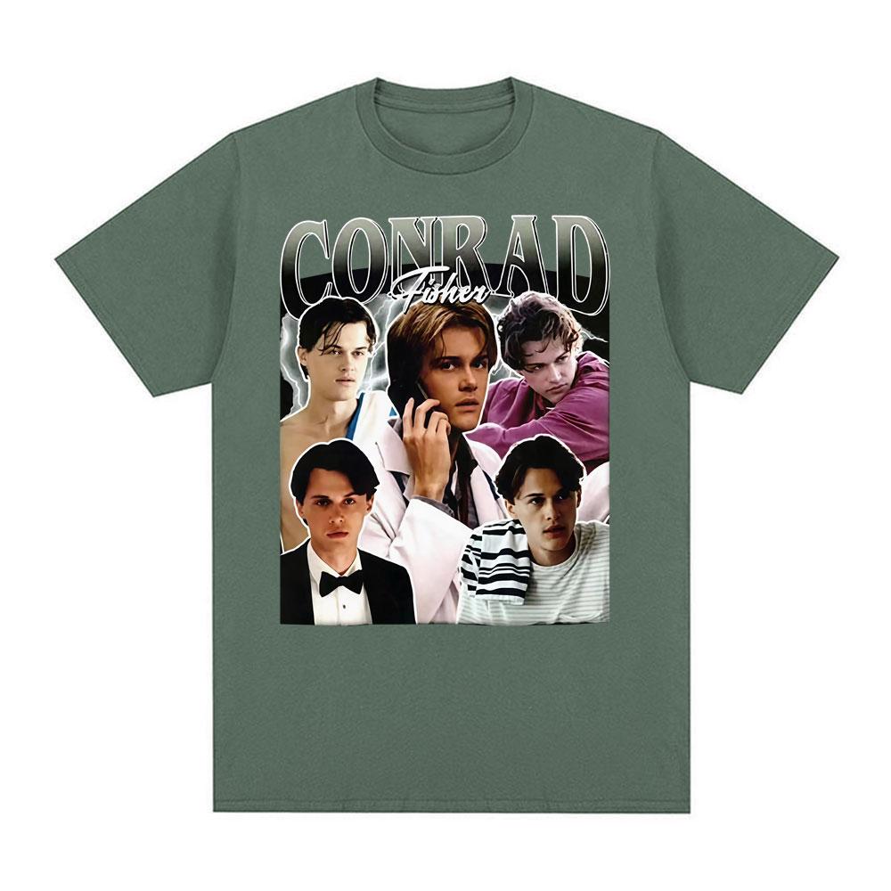 Conrad Fisher Cousins Beach Retro Graphic T Shirt Unisexs Clothing Fashion Gothic Cool Tshirts Unisex Casual Cotton Oversized Tshirt
