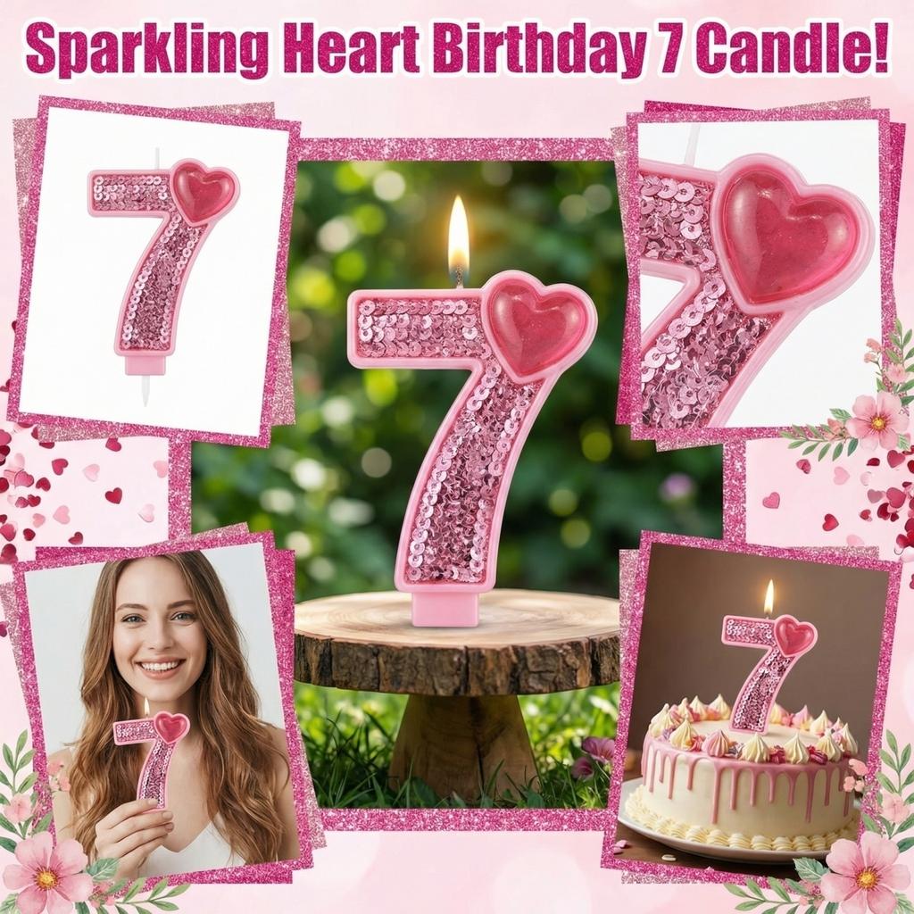 Fashion Cartoon Creative Birthday Candles Party Digital Candles