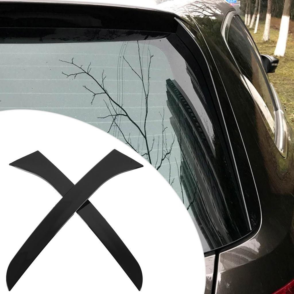 2PCS Car Rear Window Spoiler Side Wing Cover Trim Replacement for B7 Variant Wagon 2011‑2015