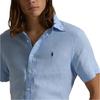 Polo Ralph Lauren SS26 Logo Embroidered Linen Breathable Casual Short Sleeve Shirt Classic Edition Men shirts 710753932-001