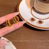Maillard oval Tigerauge Stein Ohrstecker Damen neue leichte Luxus Ohrringe Temperament Internetstar Ohrschmuck
