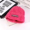 Korean Style All match Knitted Hat Warm Ear Protection Pullover Hat for Women Autumn and Winter Personalized Cold Hat Thickened Plush Hat Small Face