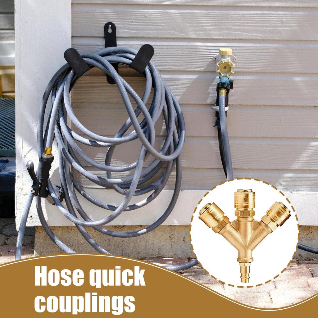 Compressed Air Distributor Triple Quick Release Compressed Air Coupling Compact Industrial Coupler Fittings Hose Accessories For
