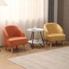 Small Leisure Single Sofa Chair Living Room and Bedroom Seat Balcony Reception Chair Hotel Lounge Chair Cozy Guest Seating