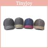 Block Color Lightweight Cotton Washed Vintage Baseball Cap For Summer Activities