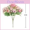Elegante Seiden-Kamelien-Blumen für Hochzeitsdekoration mit künstlichen Blüten für Fotografie und Heimstyling
