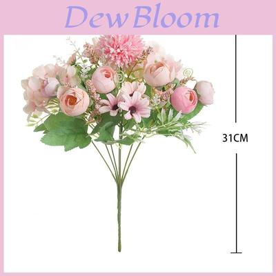 Elegante Seiden-Kamelien-Blumen für Hochzeitsdekoration mit künstlichen Blüten für Fotografie und Heimstyling