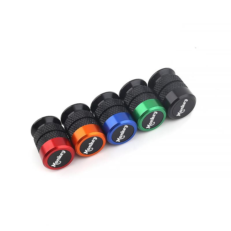 Tyre Airtight Covers Wheel Valve Caps Alloy Motorcycle Decorative Cover Accessories For Monkey 125 Z125 Z 125 Monkey125