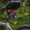 Action Camera Seats Bracket High Strength Aluminum Easy Installation for Action Camera On Bicycles
