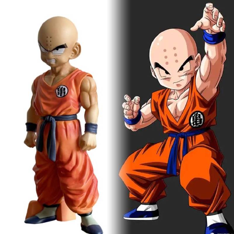 Krillin Ball Dragon Figurine Anime Model Toys Statuary Ornament Gifts Christmas