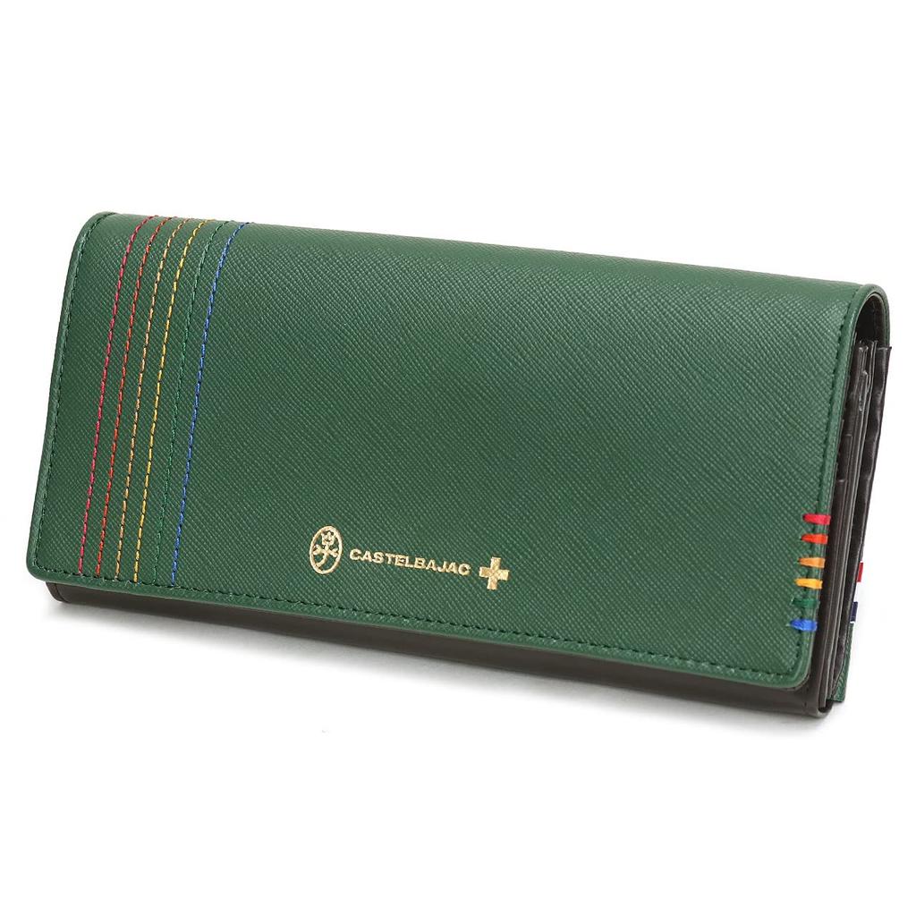 Long Wallet with Coin Purse Shest 027604 Green [Castelbajac]