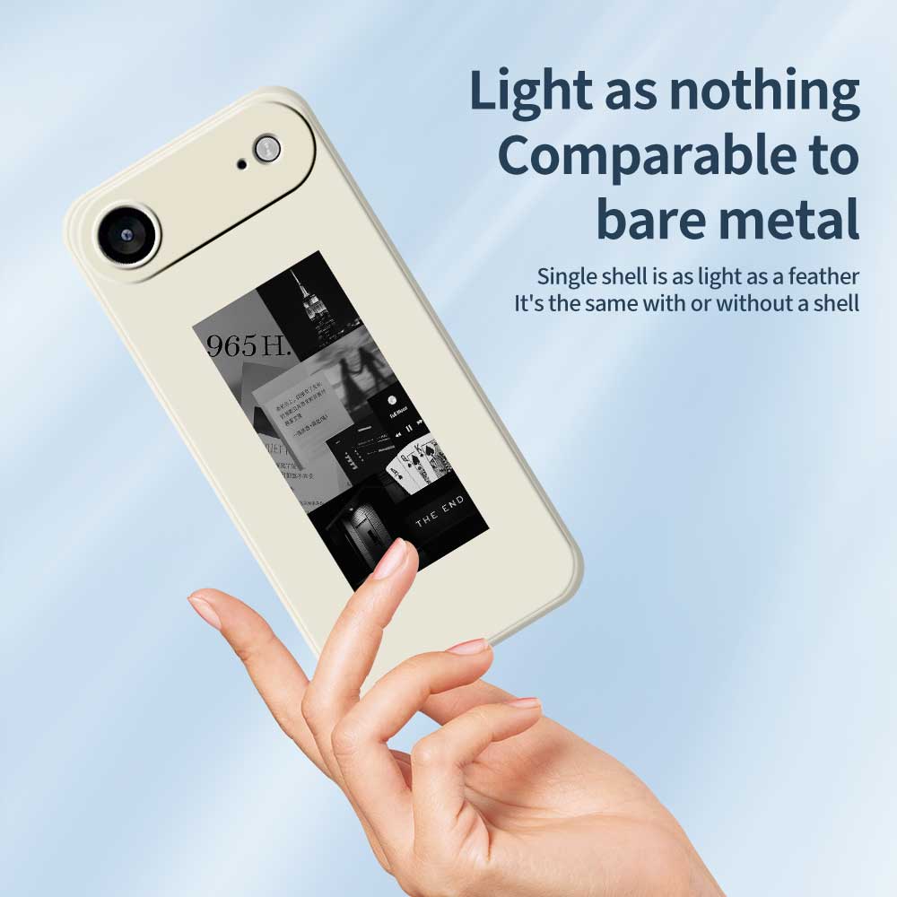 Pro iPhone 17 Air Pouzdro Prošívání Vzor s potiskem fotografií Rovný okraj TPU Zadní kryt na telefon