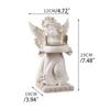 Nordic Angel Candle Holder Decorative Angel Display Holder Resin Angel Ornament  Candlelight Dinner