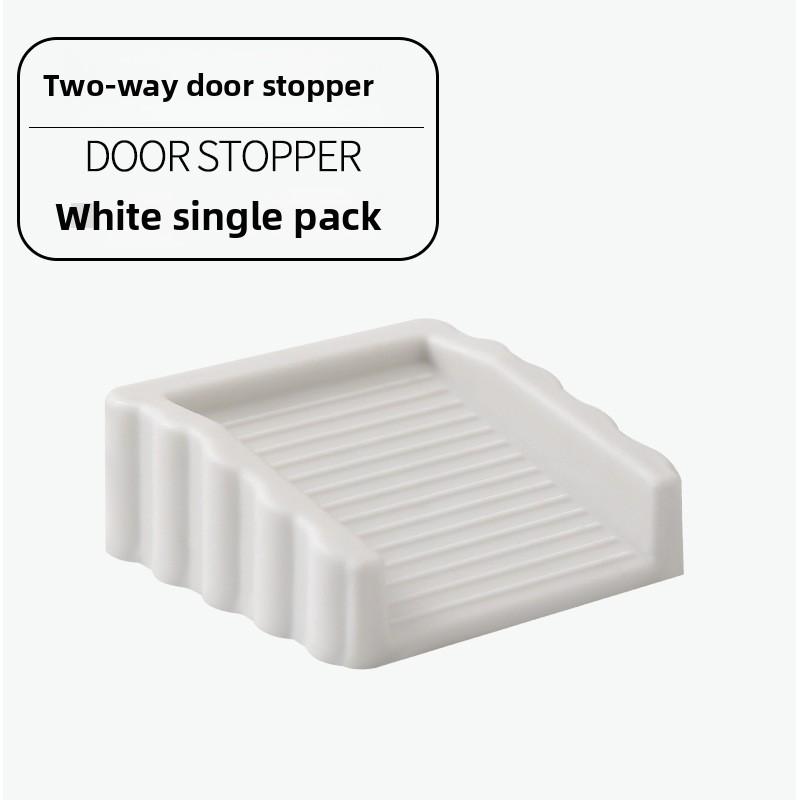 [Windproof Door Stopper] Windproof Door Stopper | Creative Plastic Matte Surface Wedge, Safety Door Blocker, Anti-Collision Door Stopper