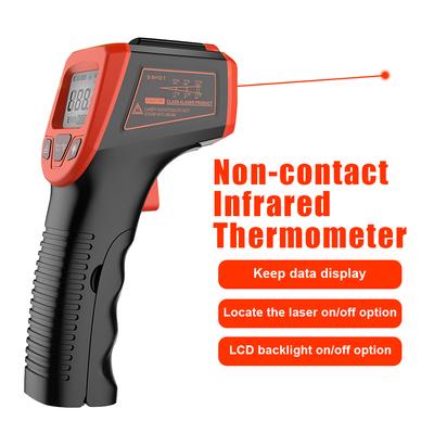 -50~600°C LCD Industrielles elektronisches Thermometer Infrarot-Thermometer Digitales berührungsloses Laser-Temperaturmessgerät Pistole Laserpunktpyrometer