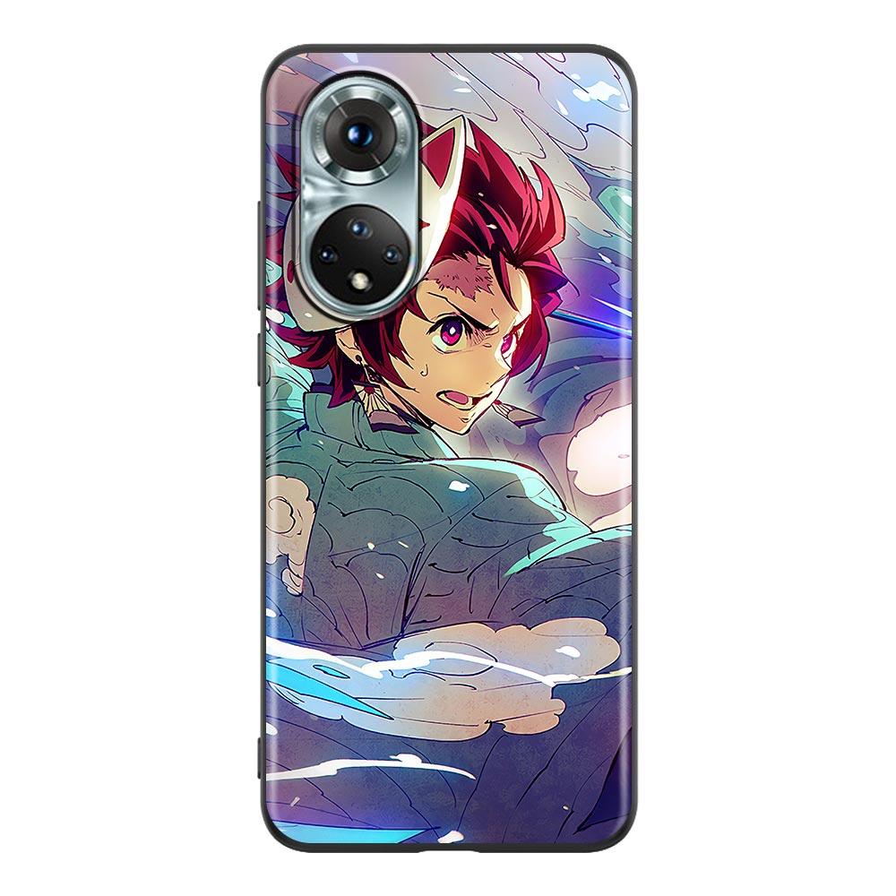 Demon Slayer Kimetsu No Yaiba Cartoon Phone Case For Honor X8 60 8X 9X 50 30i 21i 20 9A Play Nova 8i 9 SE Y60 Magic4 Pro Lite 5G