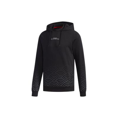 Neo Knit Hoodie Sweatshirt Men Tops Black EH6506