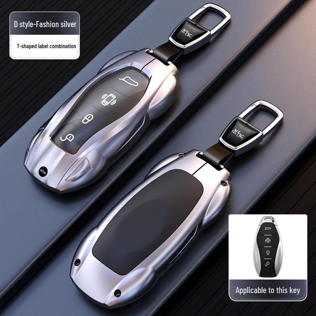 Hongqi H Series 2025 Men's Car Key Protective Cover: H5, HS5, H6, H9 Shell with HS3 and HS7 Buckle.