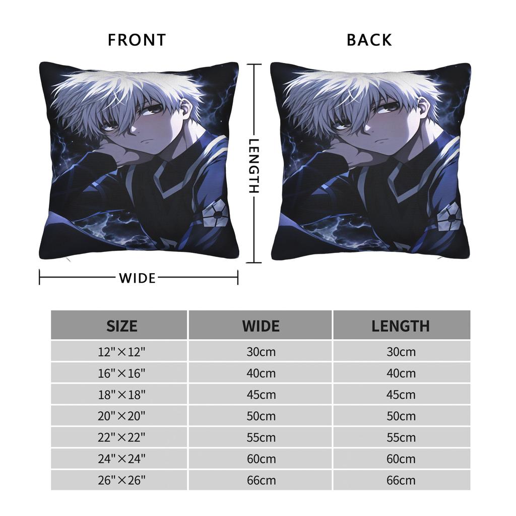 Manga Nagi Seishiro Pillow Cover Cute Funny Pillow Case For Wedding Party Home Decor Graphic Pillowcases Birthday Gift