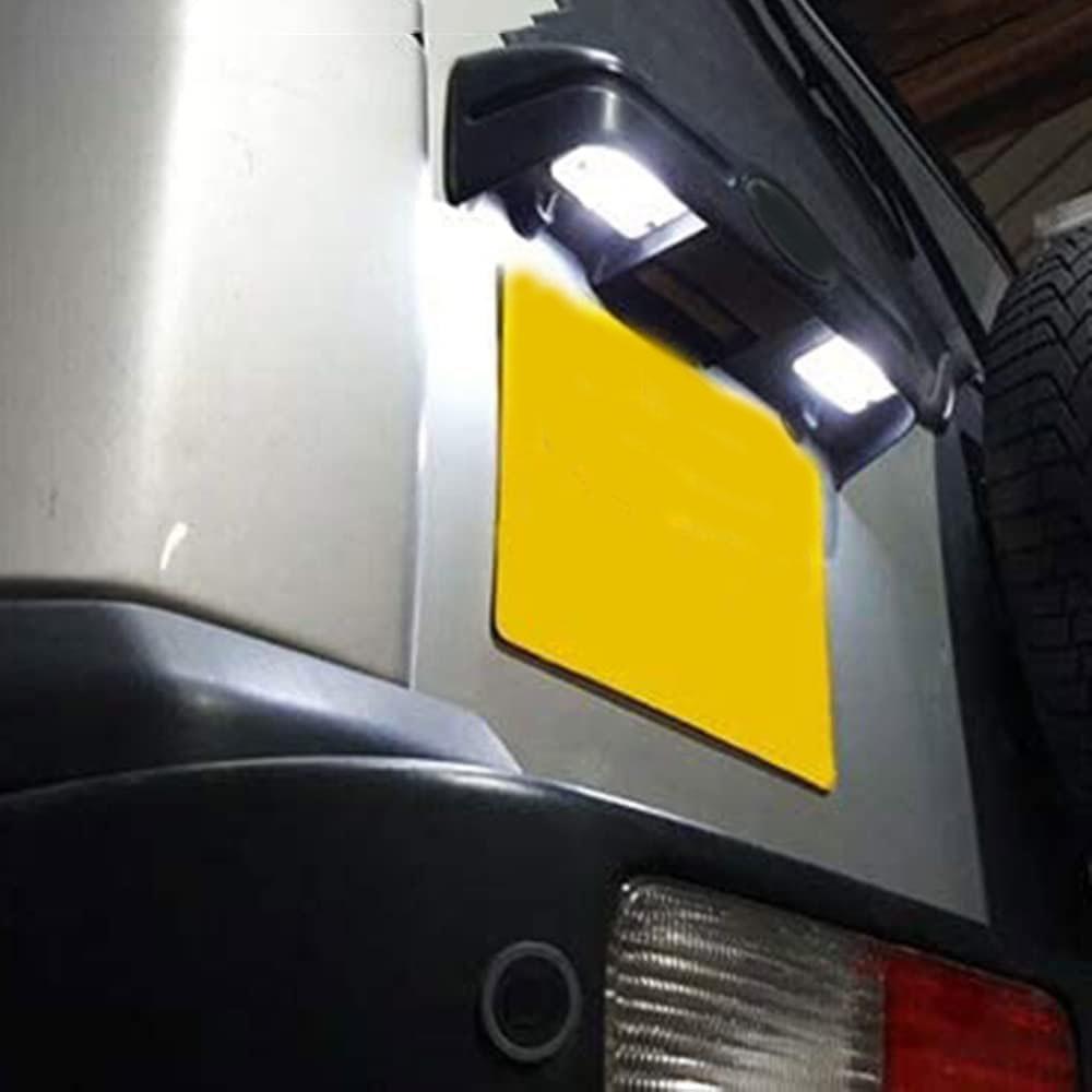 Für 1994-2004 Land Rover Discovery 1 2 Hintere Kennzeichenbeleuchtung Weißes LED