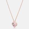 METROCITY JEWELRY Happy Rosa Sterling Silver Rose Necklace A251SN1086RPZ