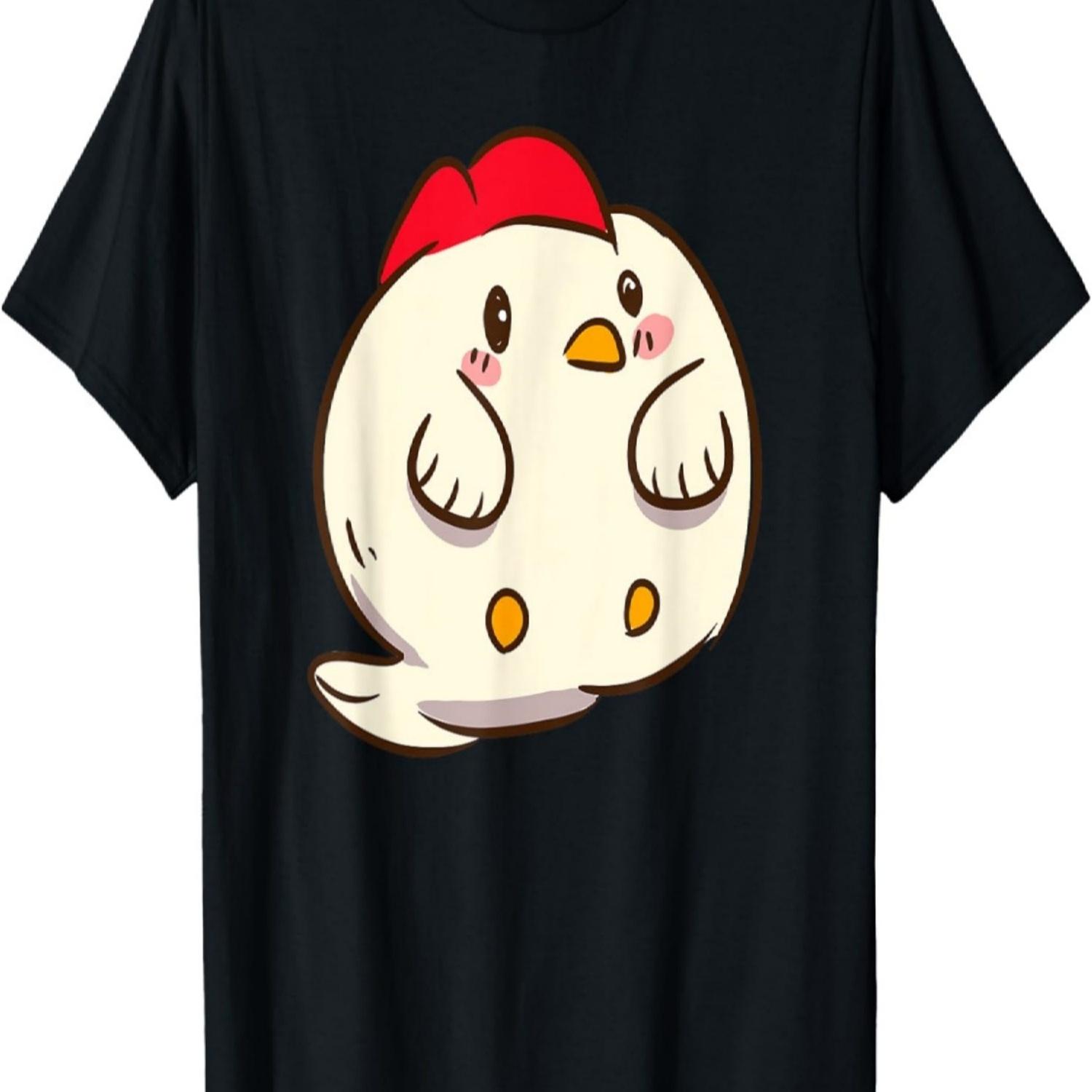 

Cute Kawaii Anime - Chicken Chickens - Kawaii Japan T-Shirt S чёрный