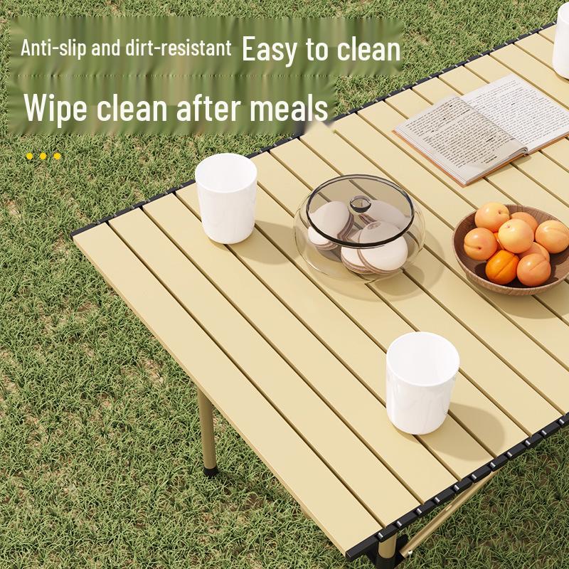 Portable Outdoor Folding Table & Chair Set: Lightweight, Multi-purpose for Camping, Picnics & More