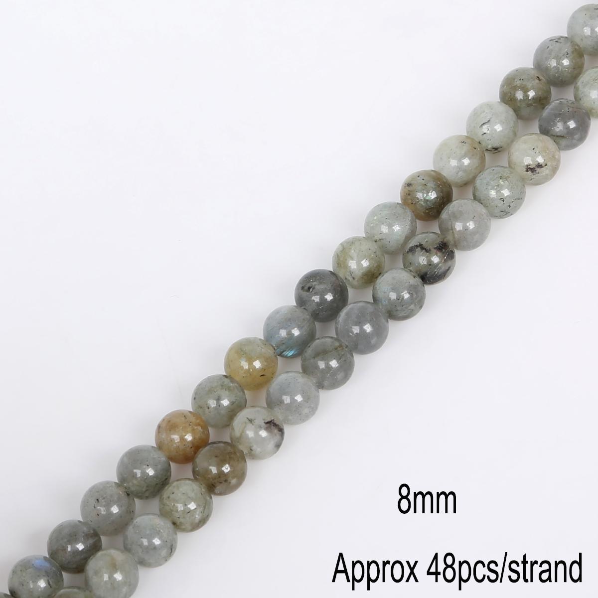 

Натуральные серые граненые бусины из камня-вспышки для изготовления ювелирных изделий, свободные каменные бусины, браслет «сделай сам» 8mm 48pcs
